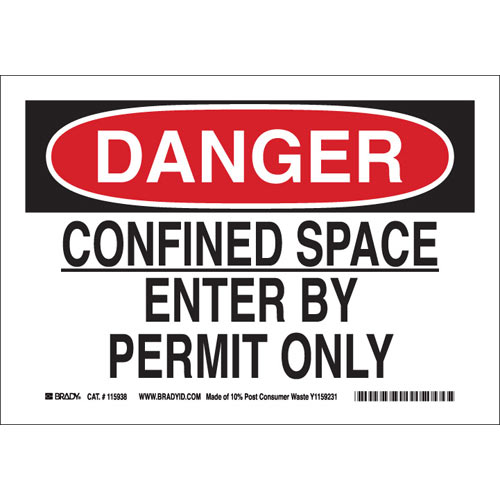 Brady® 118158 Accident Prevention Signs