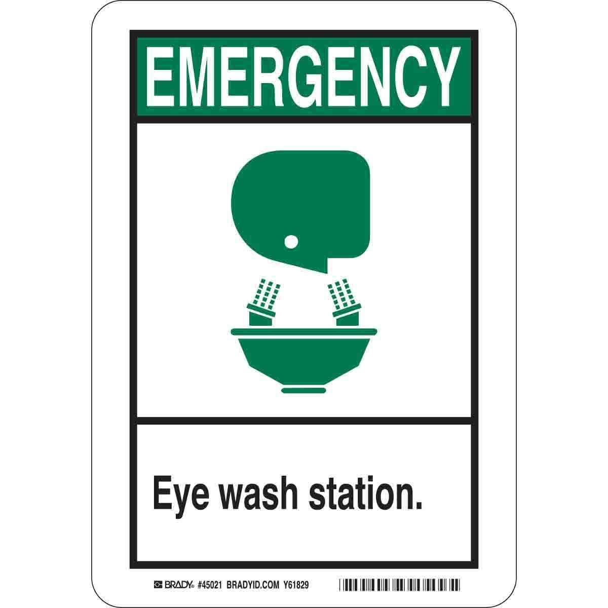 Brady® 45158 Fire, Emergency, Exit & First Aid Signs