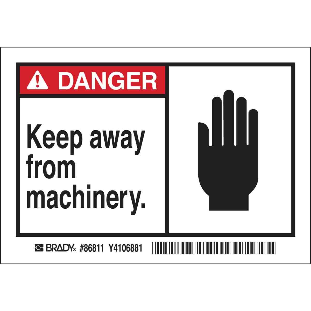 Brady® 86811 Safety & Facility Labels