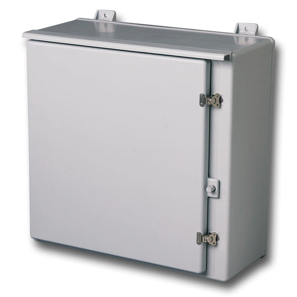 Stahlin N30208RT RT Configuration Enclosure, 30 in H x 20 in W x 8 in D, NEMA 1/3/3R/4X/12/IP66/IK10, Fiberglass Reinforced Polyester
