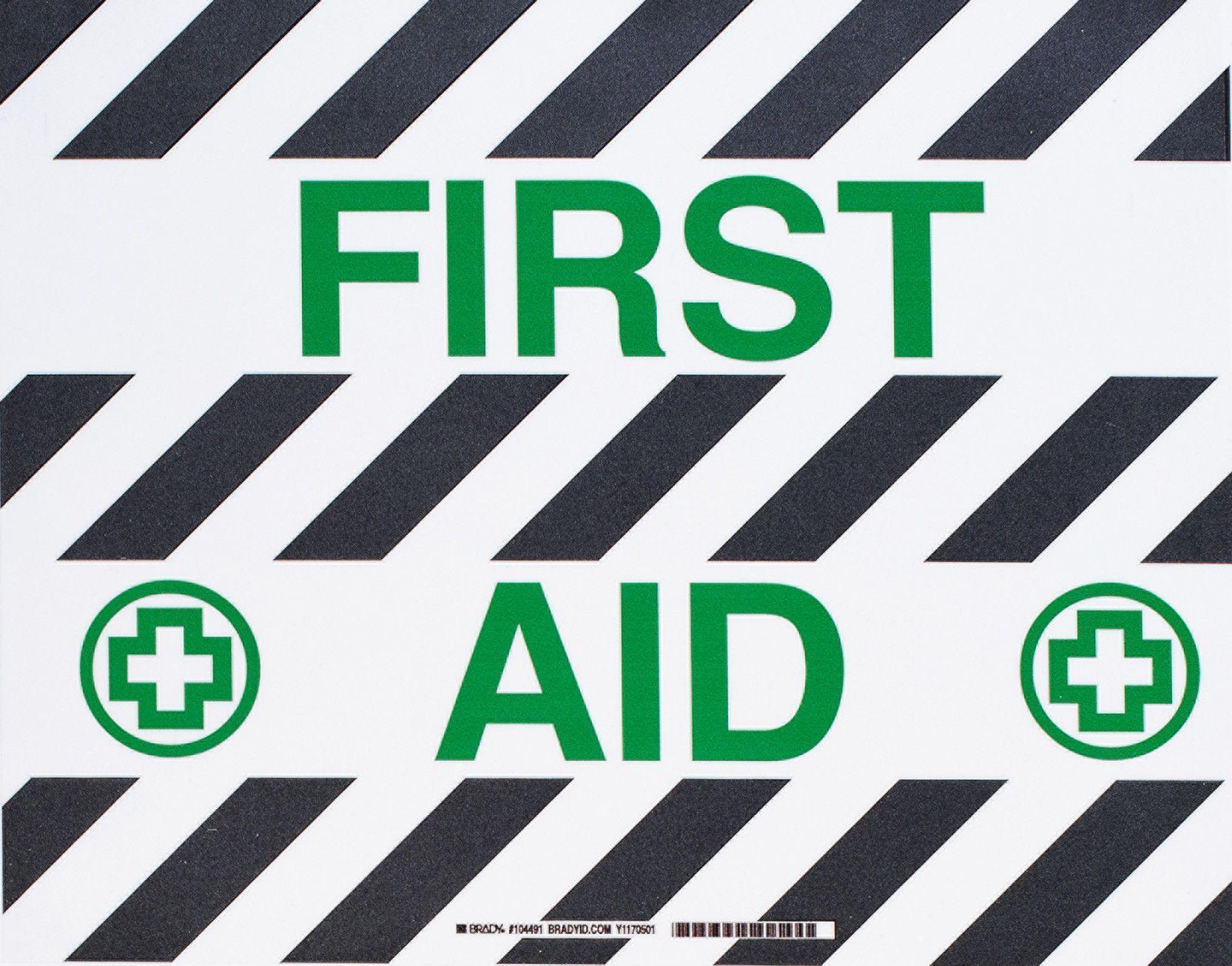 Brady® 104491 Fire, Emergency, Exit & First Aid Signs