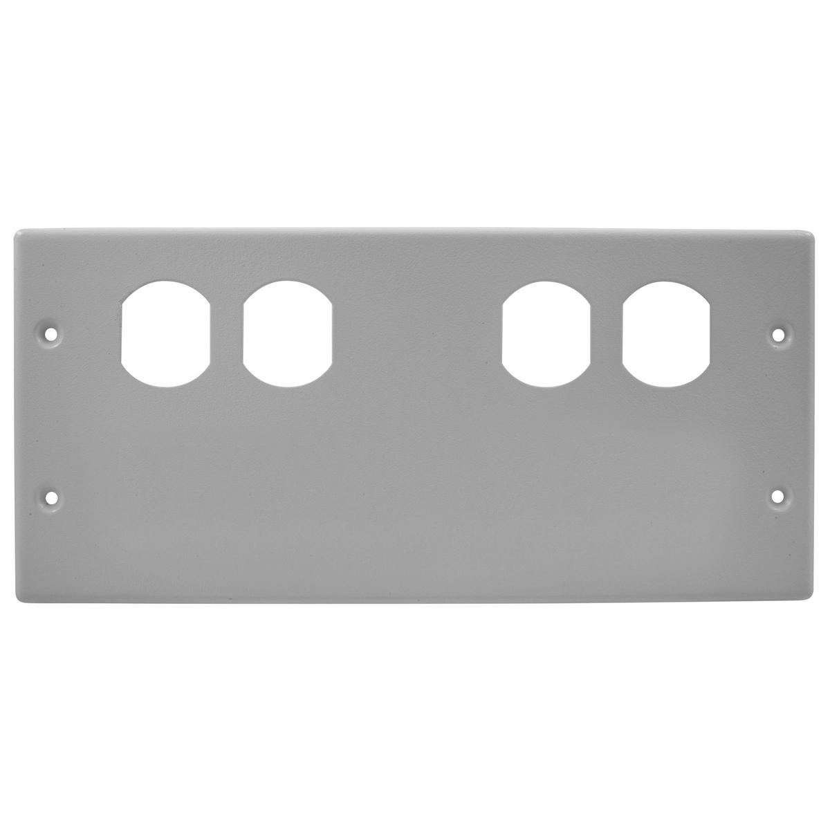 Hubbell Wiring Device-Kellems HBL47472BBXXGY Raceway Outlet Box Covers & Plates