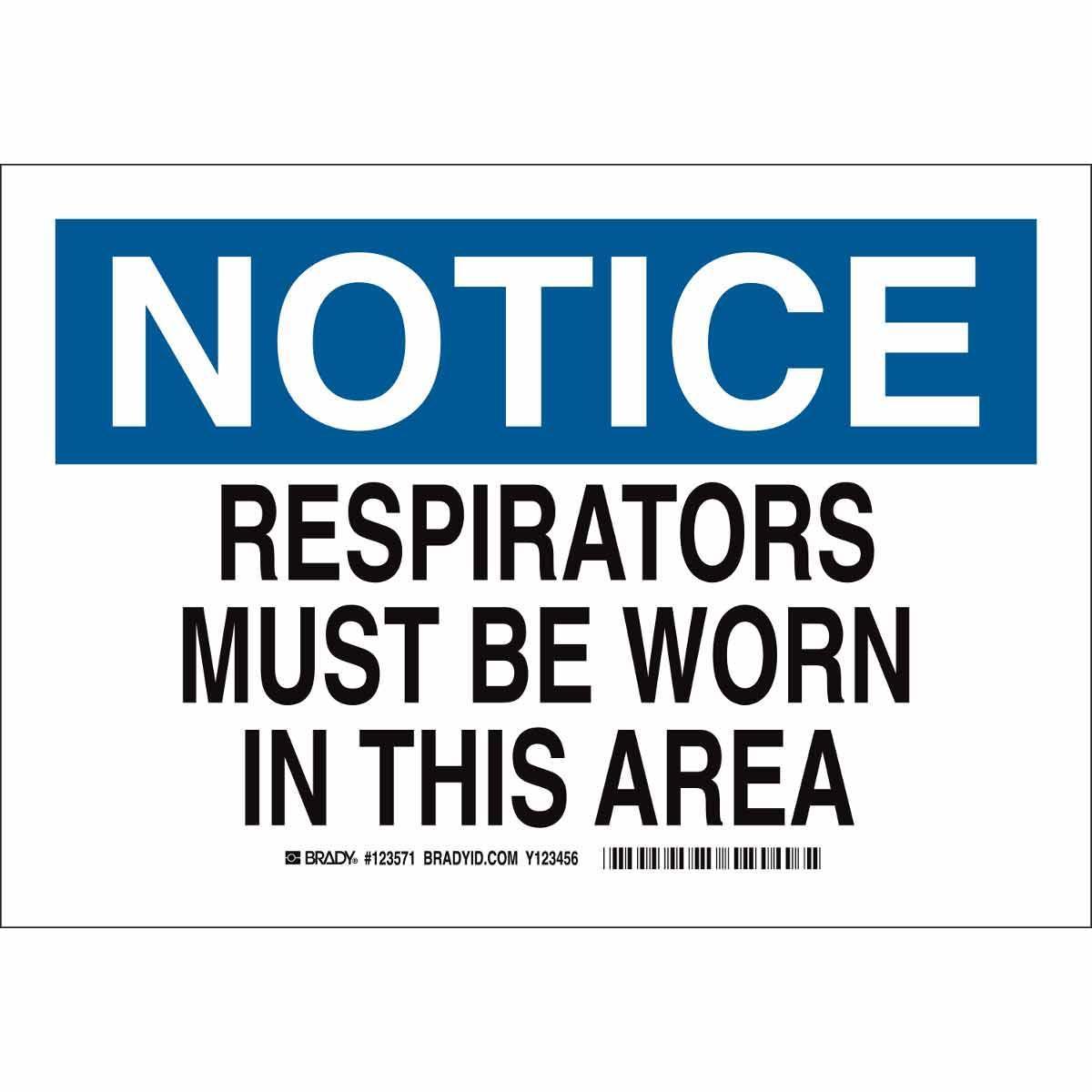 Brady® 123572 Accident Prevention Signs