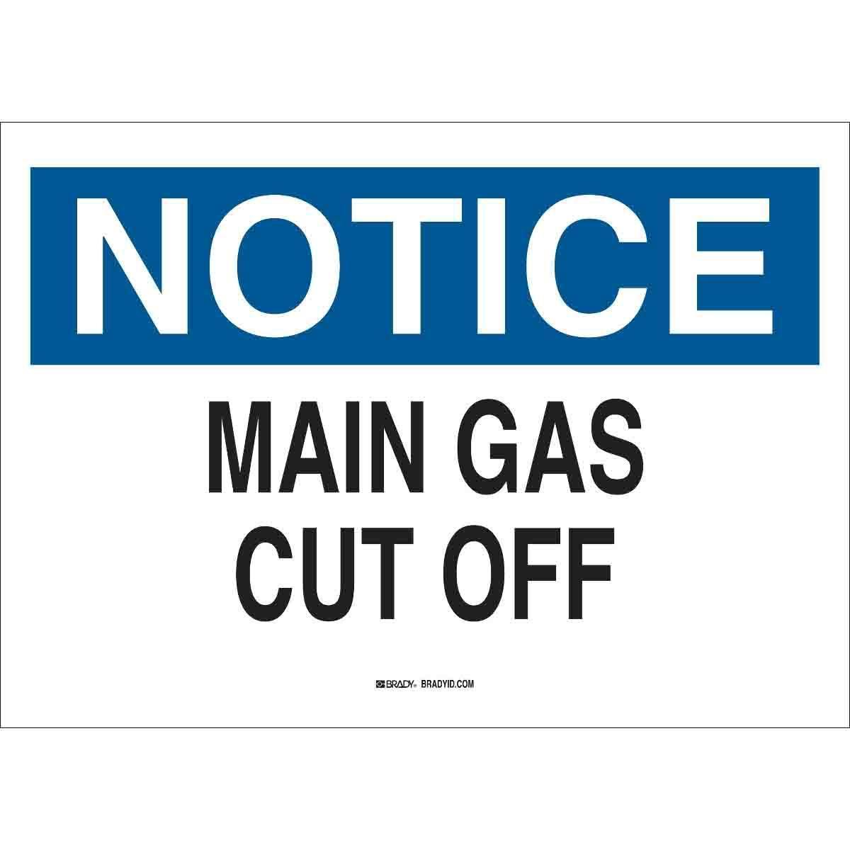 Brady® 23060 Accident Prevention Signs