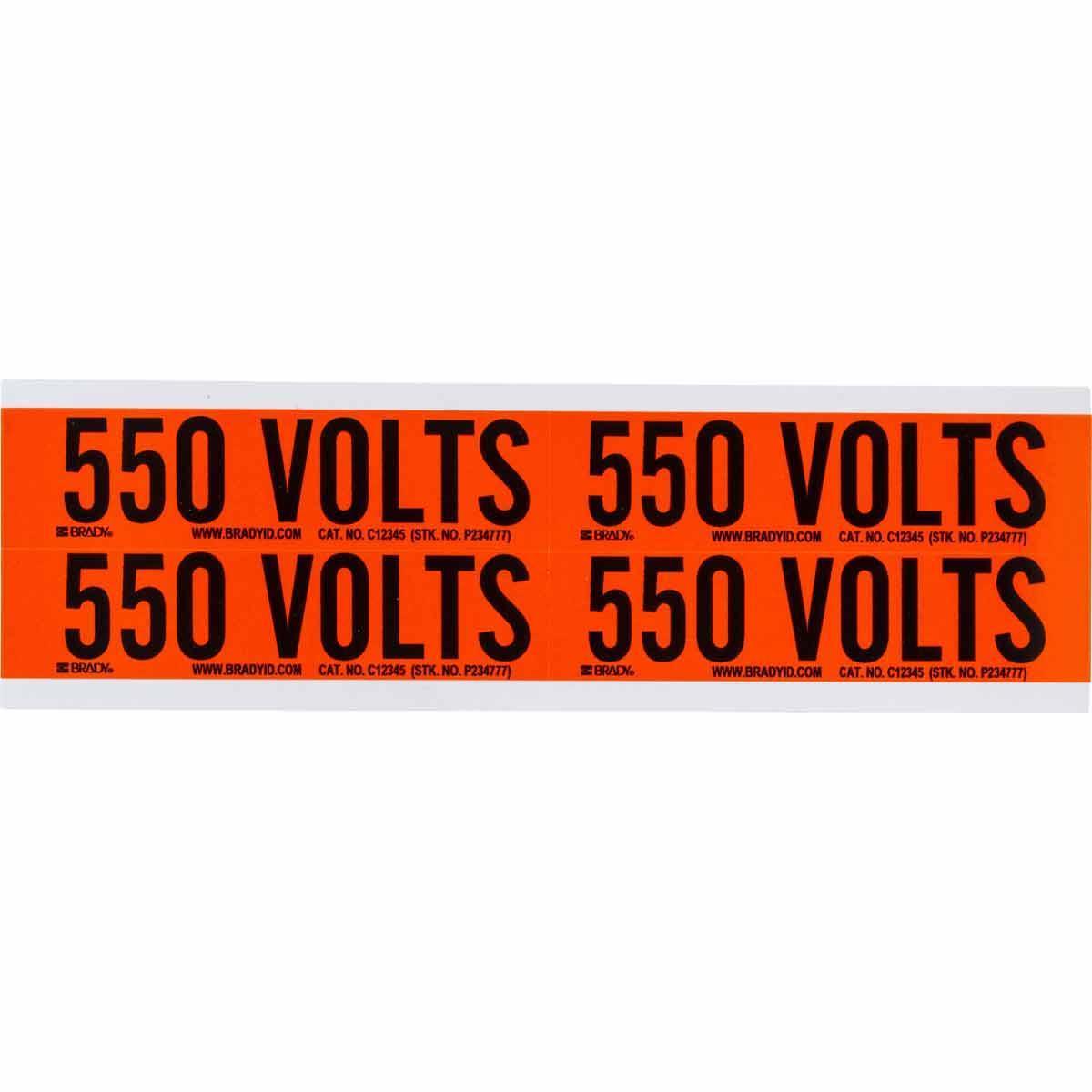 Brady® 44216 Conduit & Voltage Markers