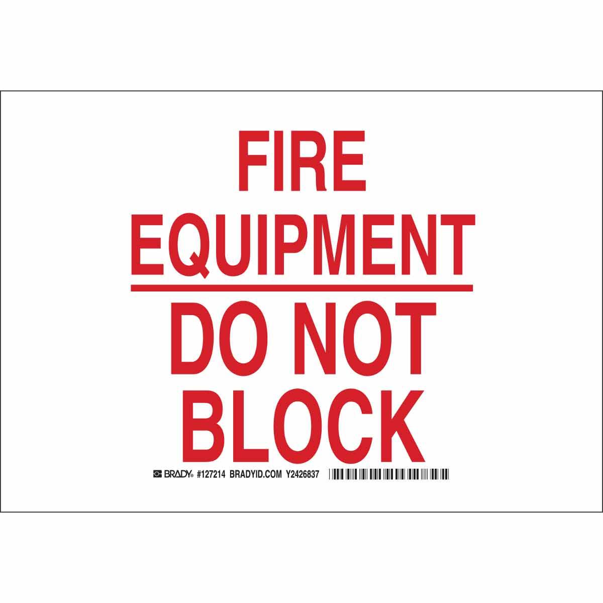 Brady® 127213 Fire, Emergency, Exit & First Aid Signs