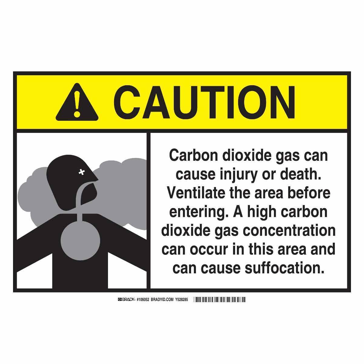 Brady® 106052 Chemical & Hazardous Material Signs