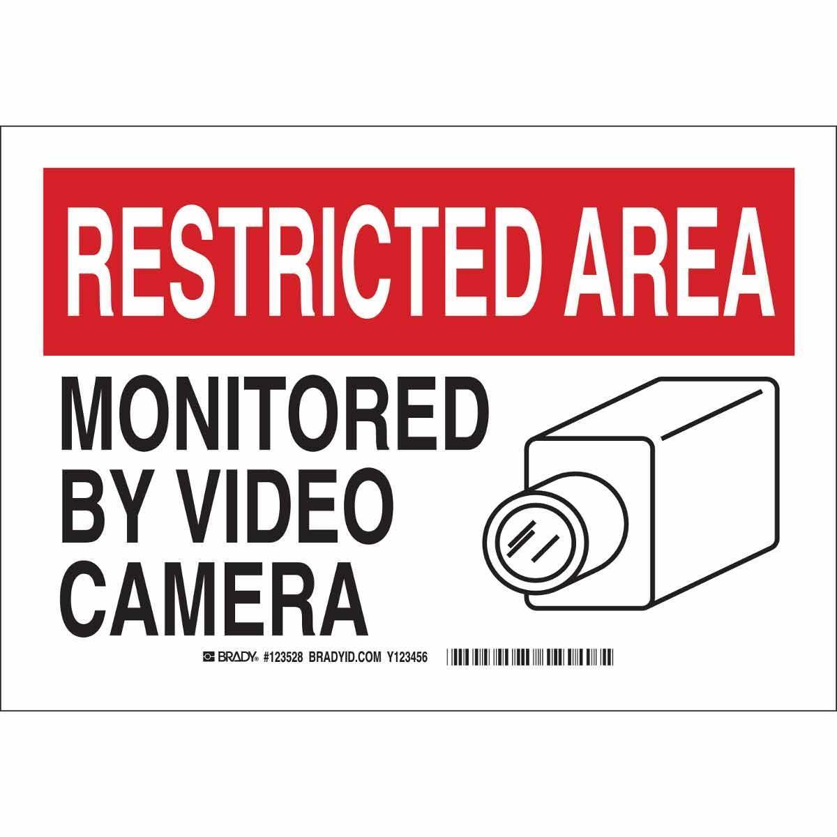 Brady® 123531 Access & Security Signs