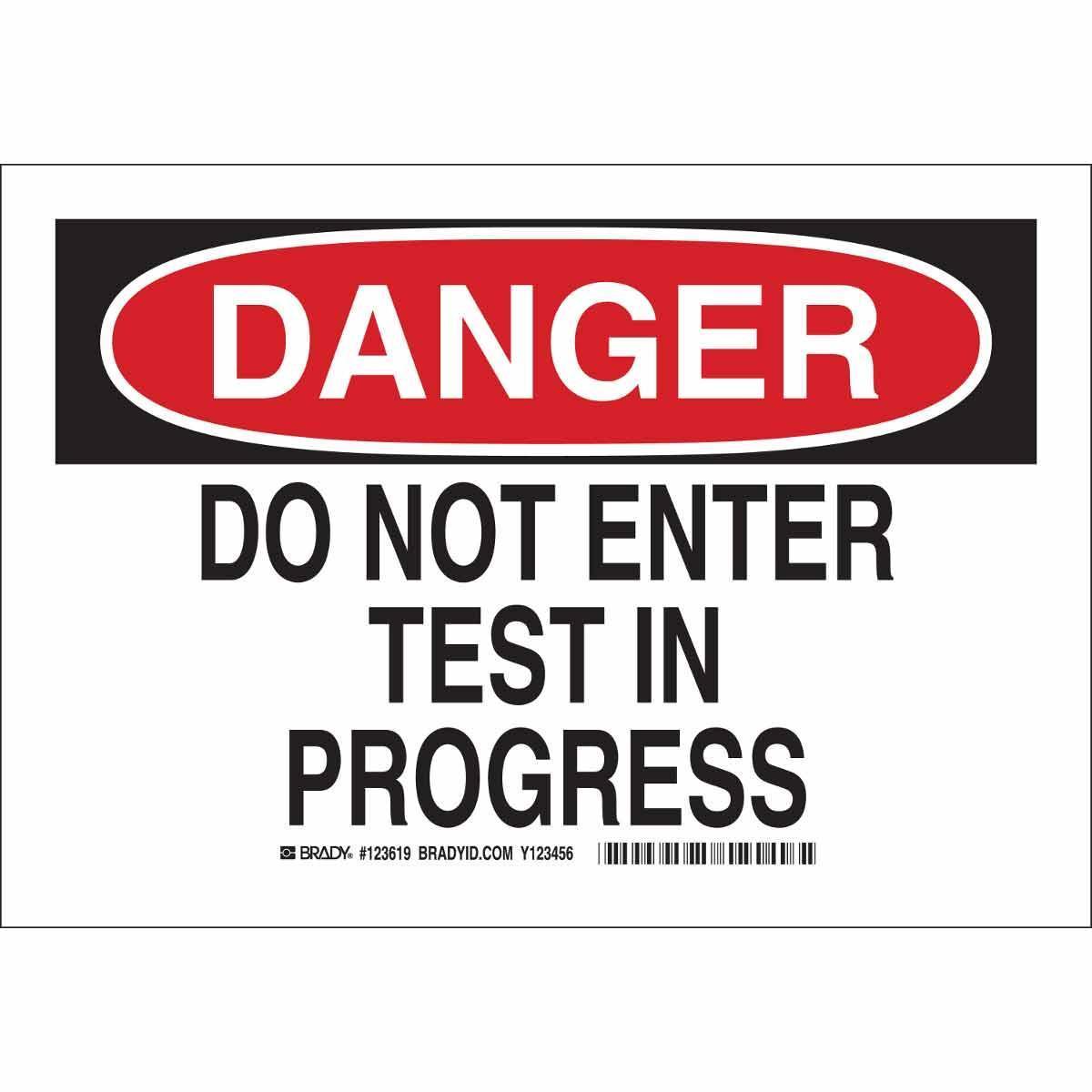 Brady® 123622 Access & Security Signs