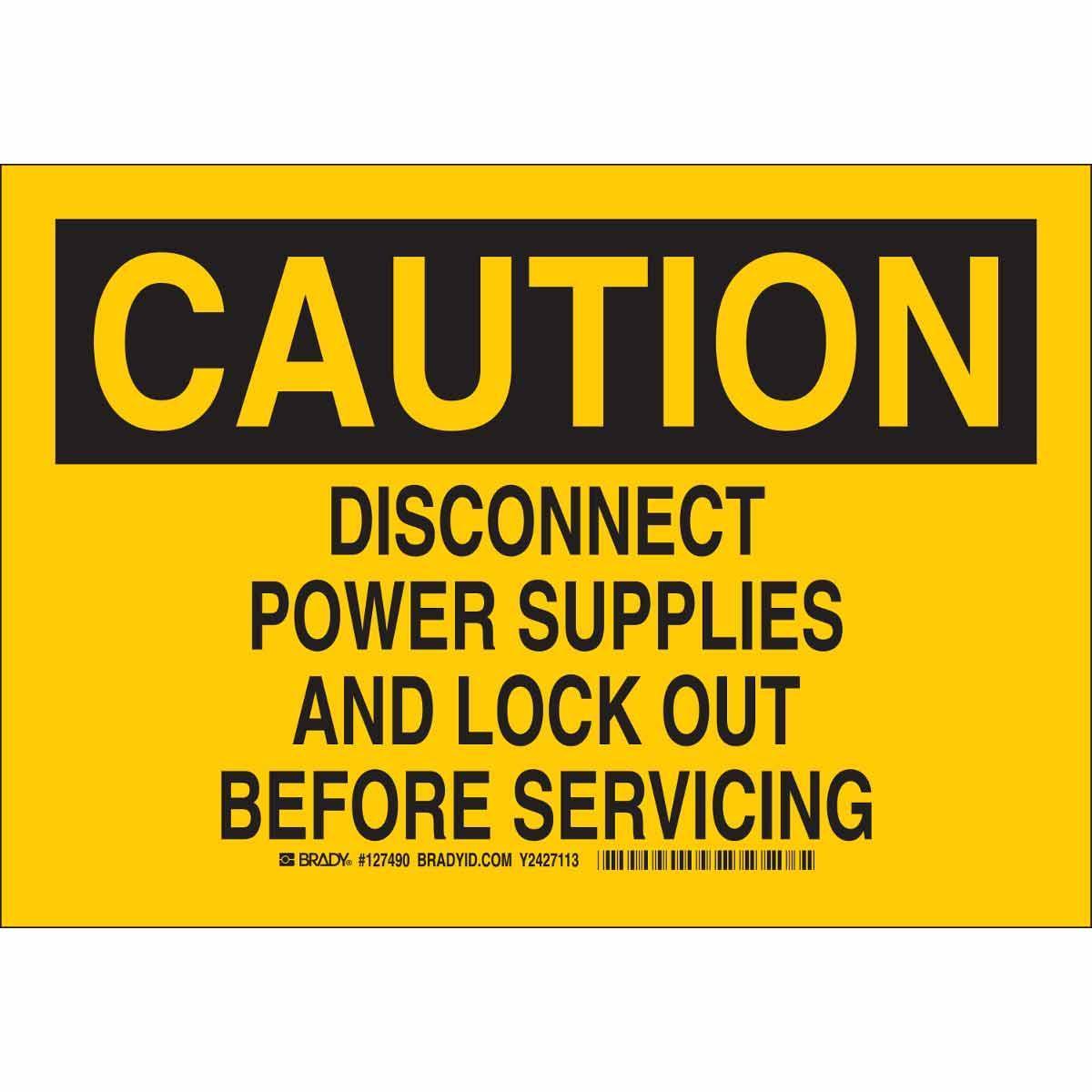 Brady® 127493 Accident Prevention Signs