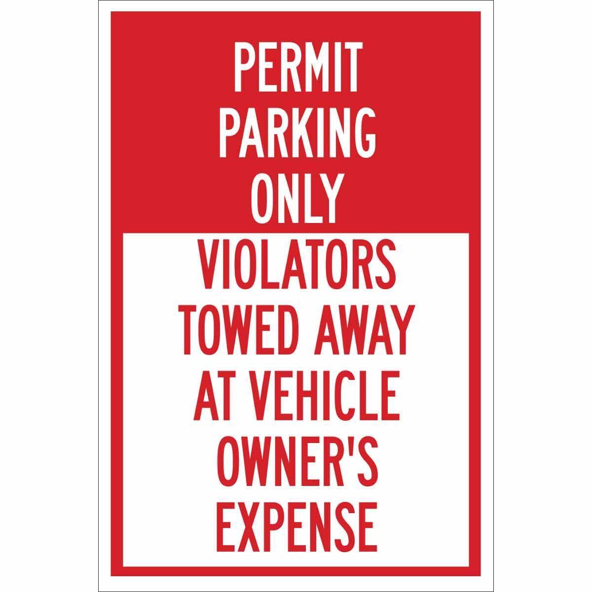 Brady® 124389 Parking & Traffic Signs