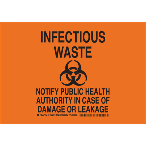 Brady® 126662 Chemical & Hazardous Material Signs