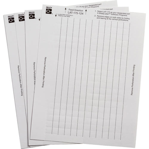 Brady® LAT-175-124 Wire & Component Labels