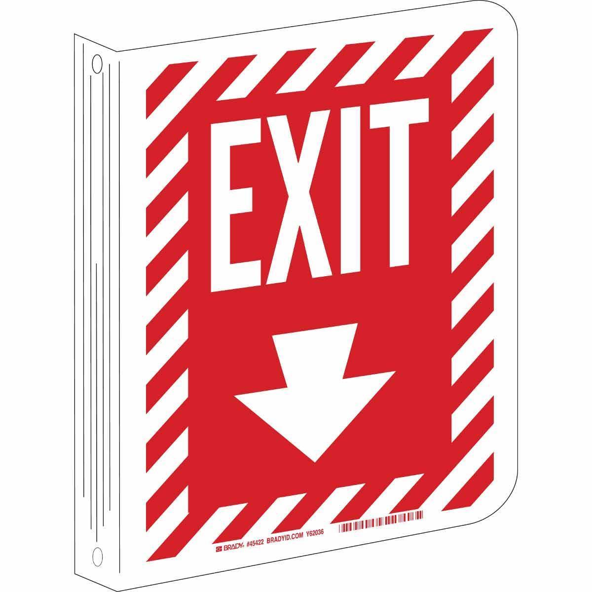 Brady® 45422 Fire, Emergency, Exit & First Aid Signs