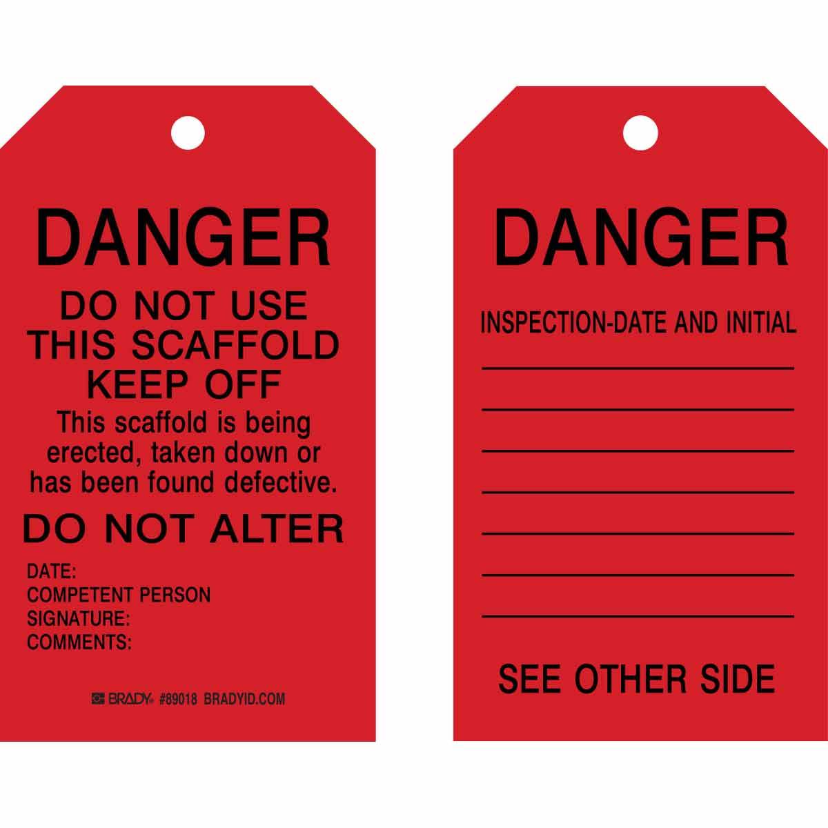Brady® 86738 Safety & Facility Tags