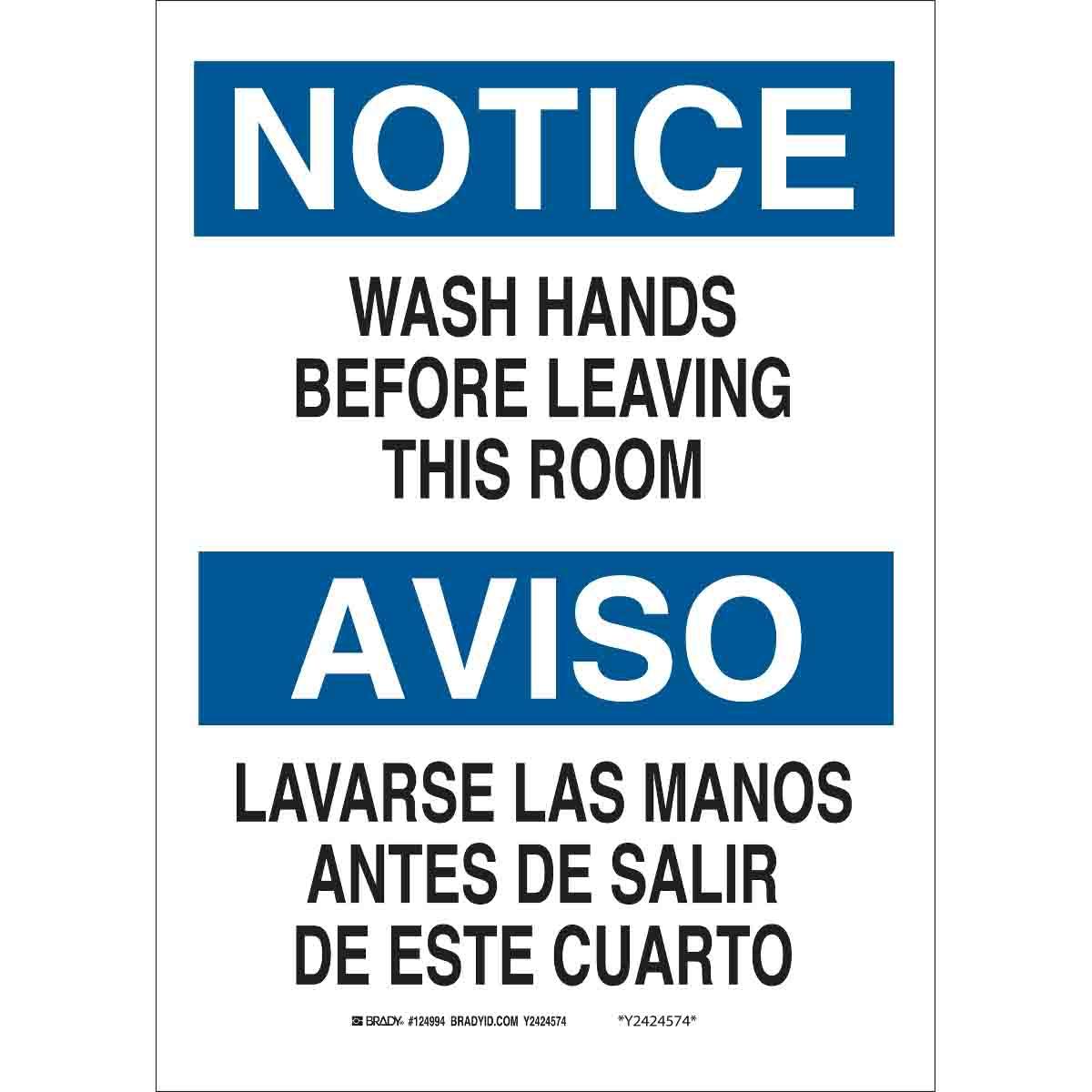 Brady® 122809 Office & Facility Signs