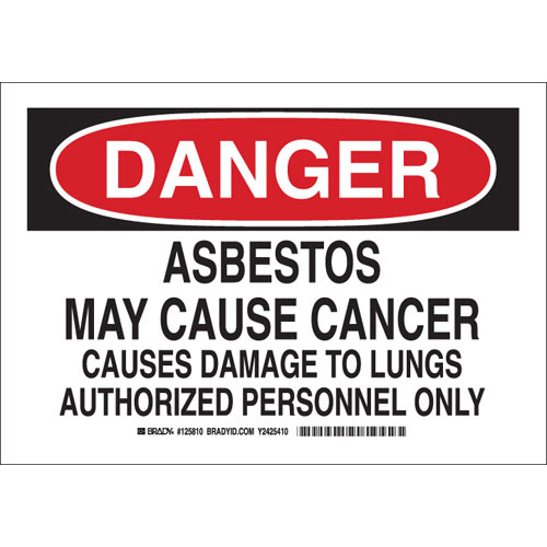 Brady® 125808 Chemical & Hazardous Material Signs