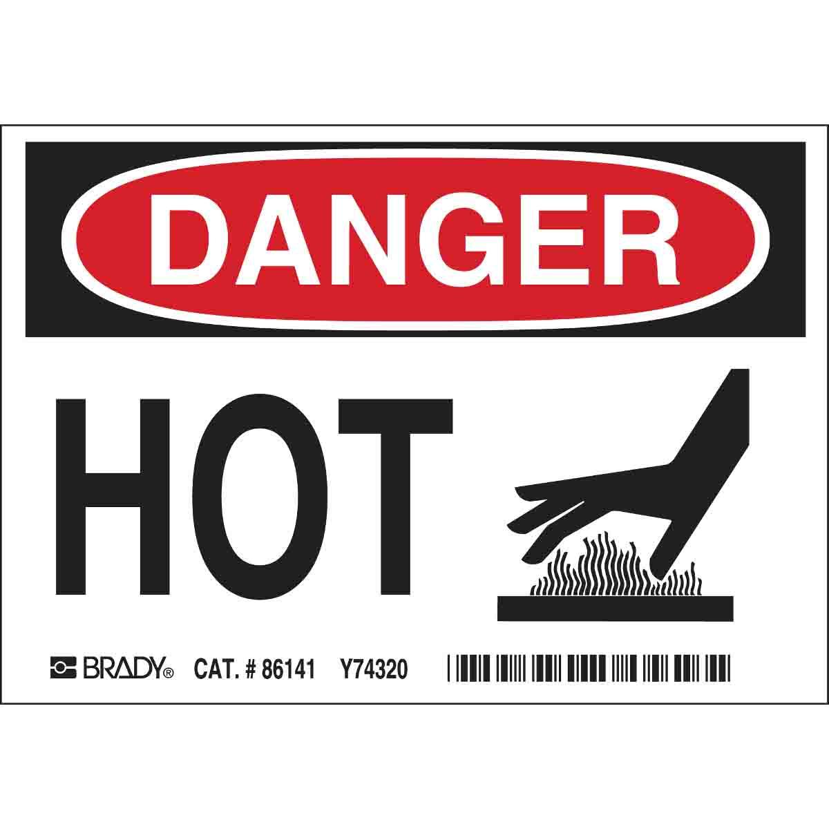 Brady® 86141 Safety & Facility Labels