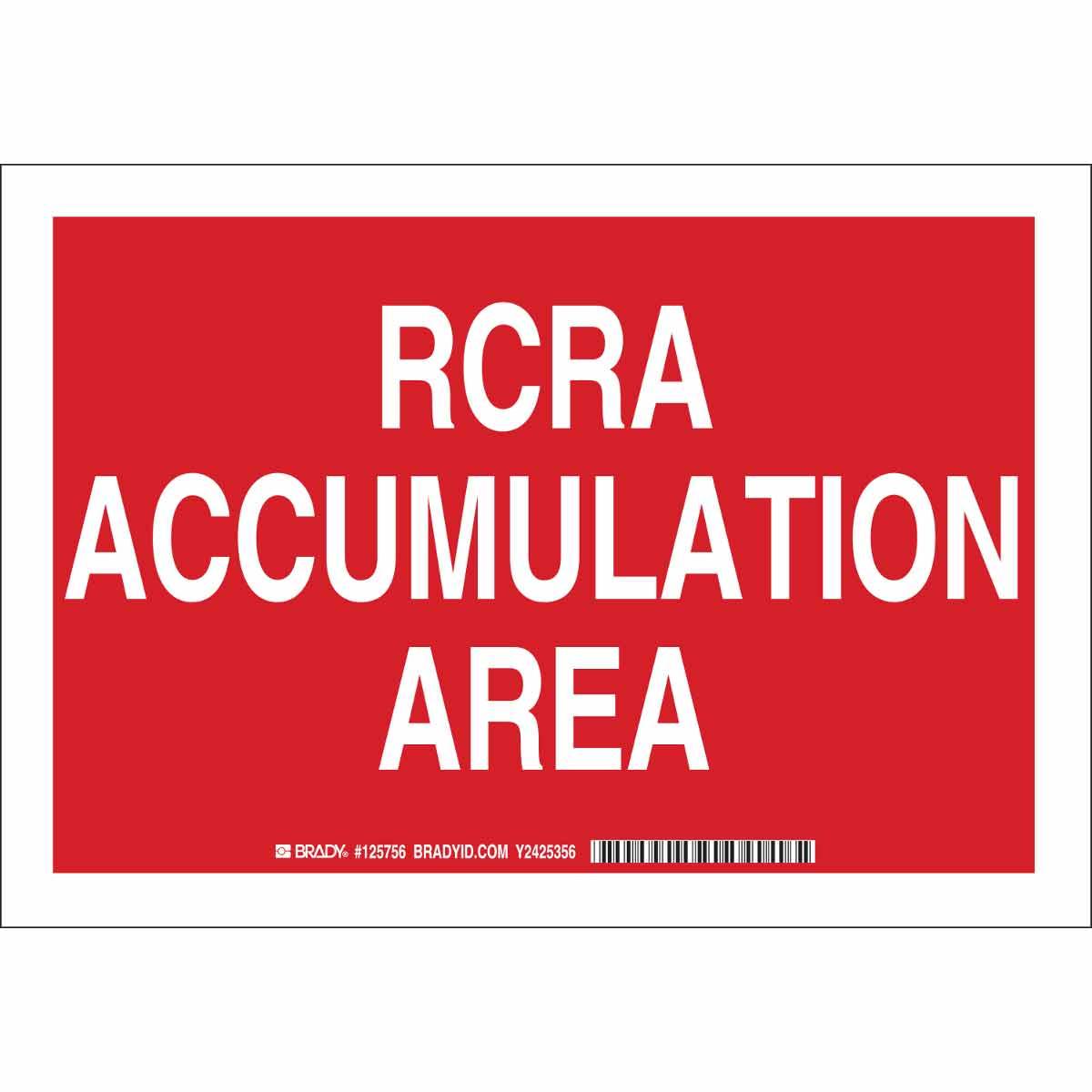Brady® 125758 Chemical & Hazardous Material Signs