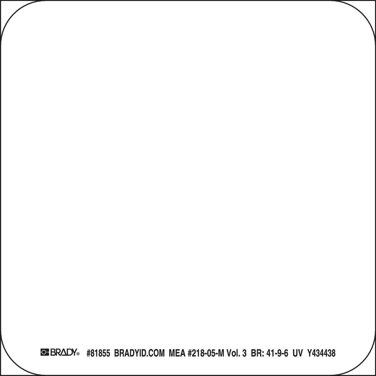 Brady® 81855 Access & Security Signs