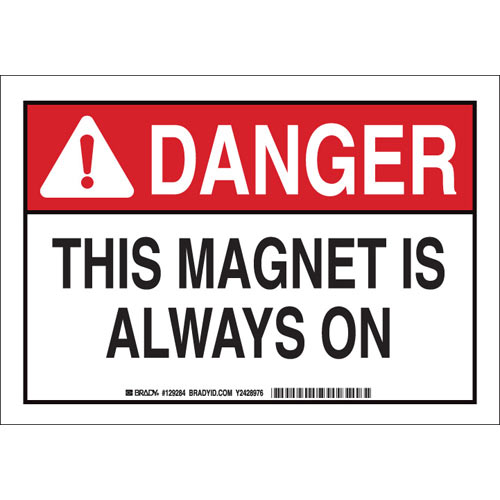 Brady® 129283 Chemical & Hazardous Material Signs