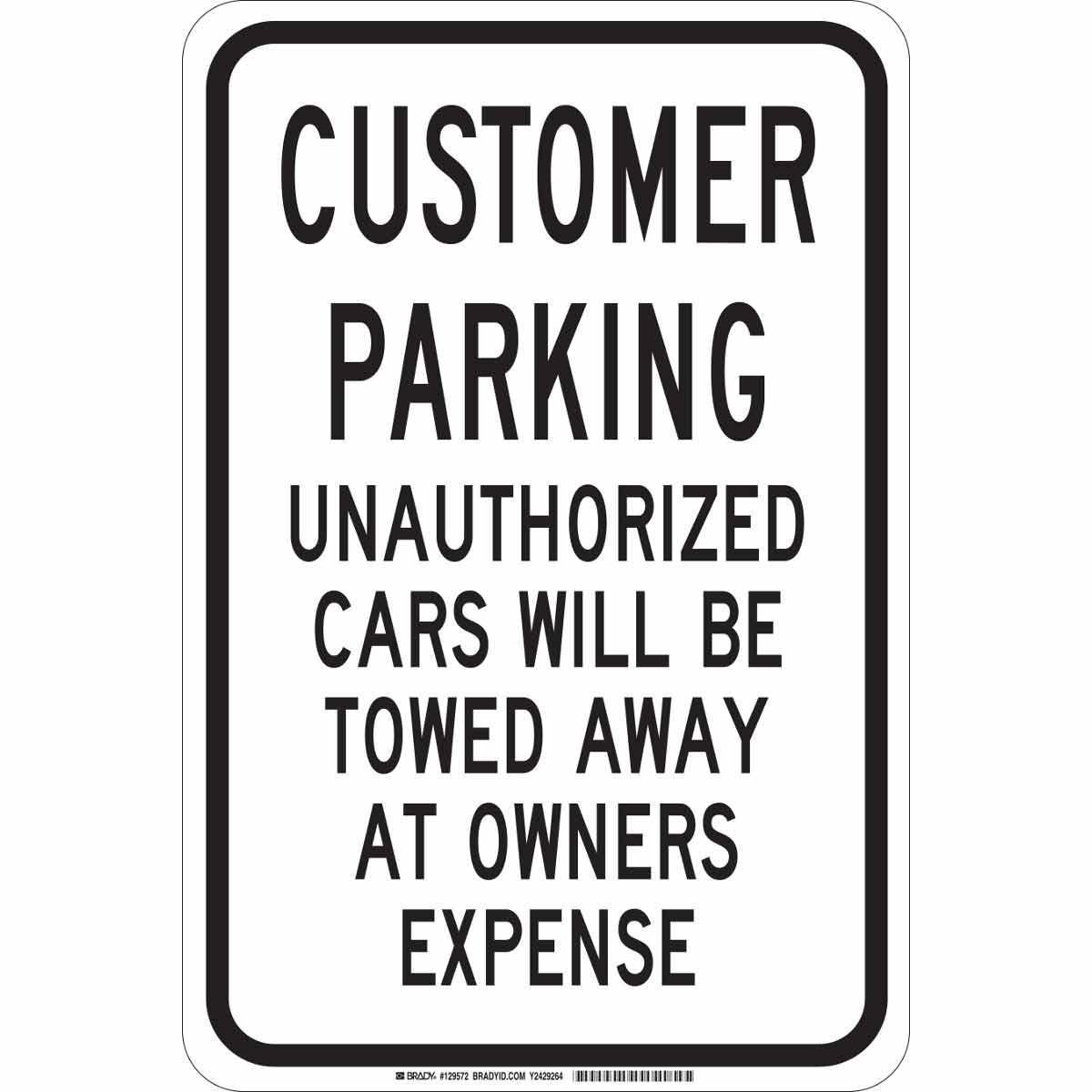Brady® 129571 Parking & Traffic Signs