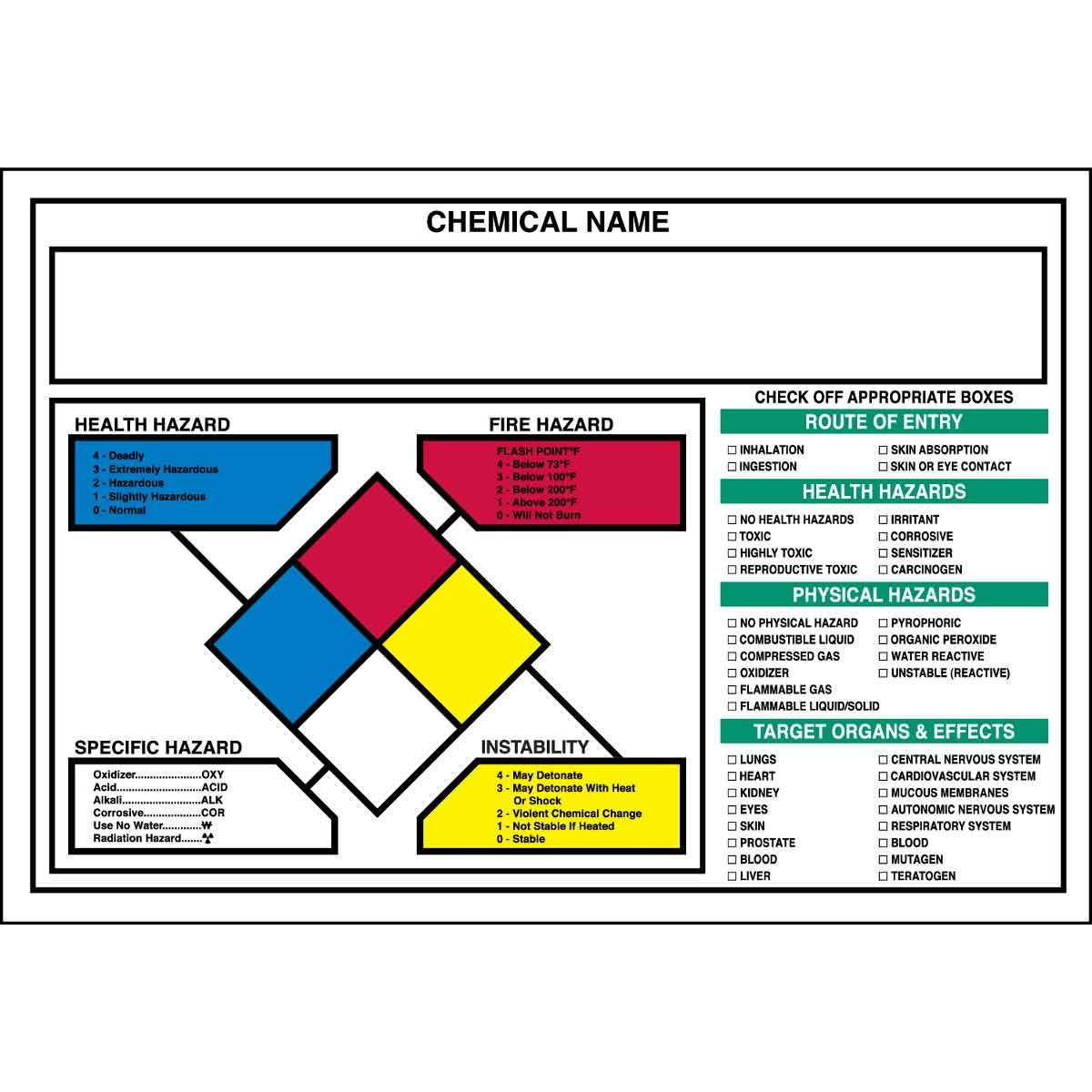 Brady® 53080 Safety & Facility Labels