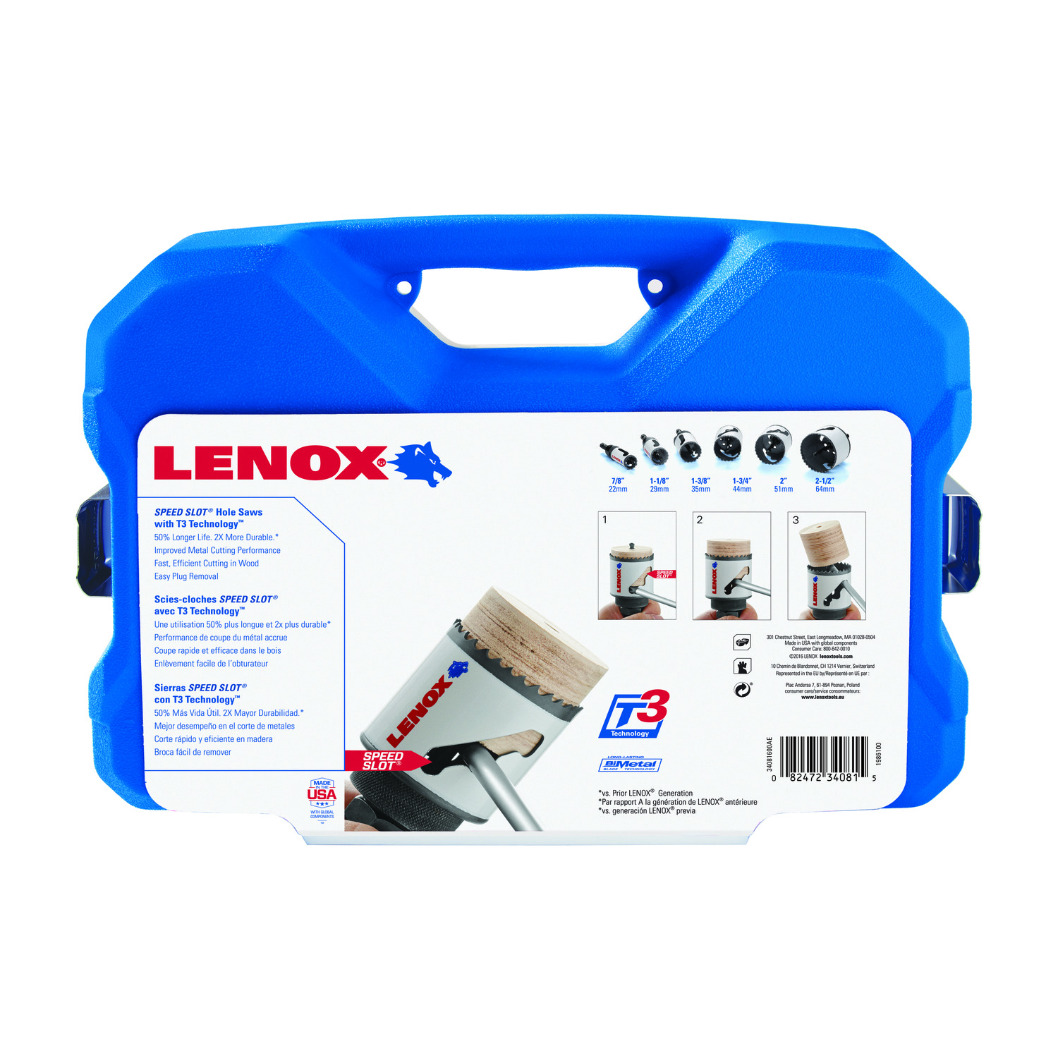 Lenox® 34081600AE Hole Saw Kits