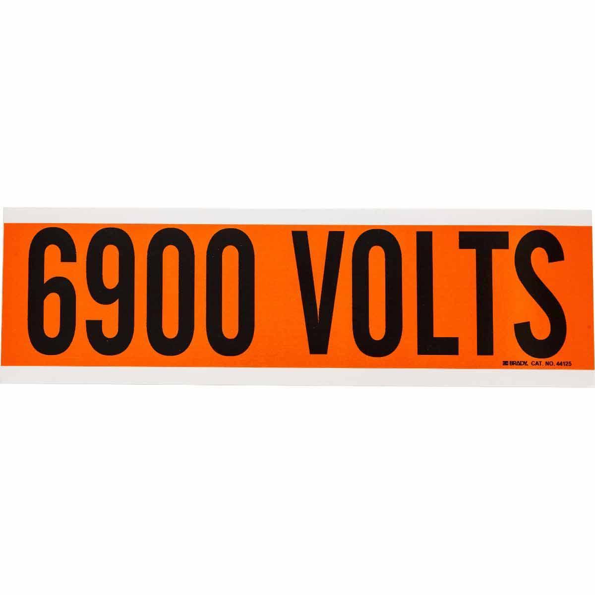 Brady® 44125 Conduit & Voltage Markers