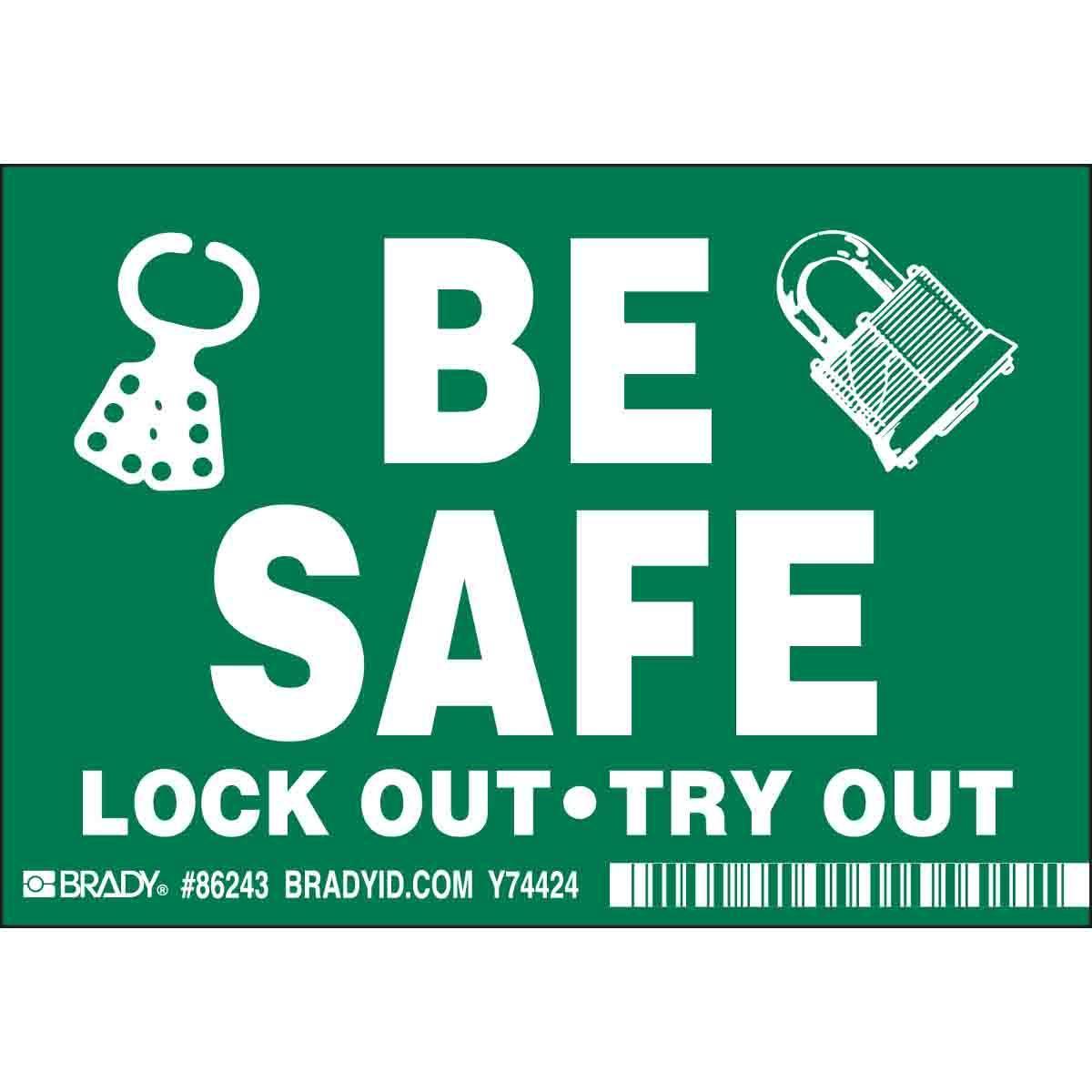 Brady® 86243 Safety & Facility Labels