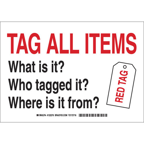 Brady® 122277 Accident Prevention Signs