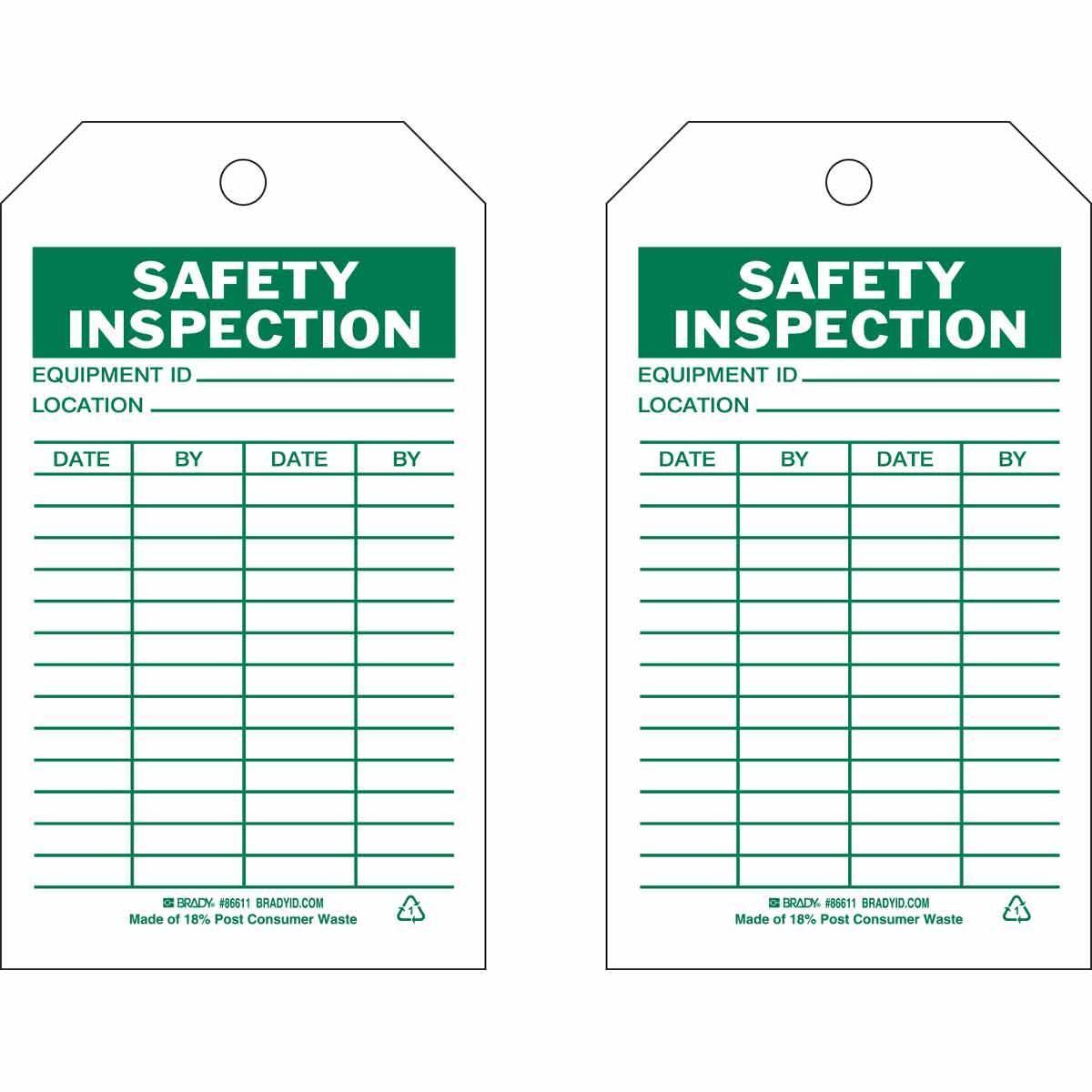 Brady® 86611 Safety & Facility Tags
