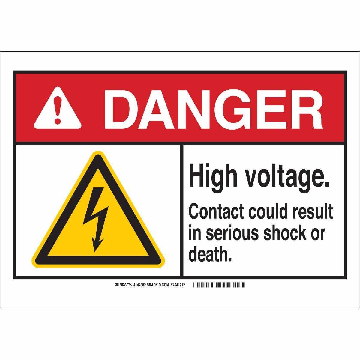 Brady® 144384 Accident Prevention Signs