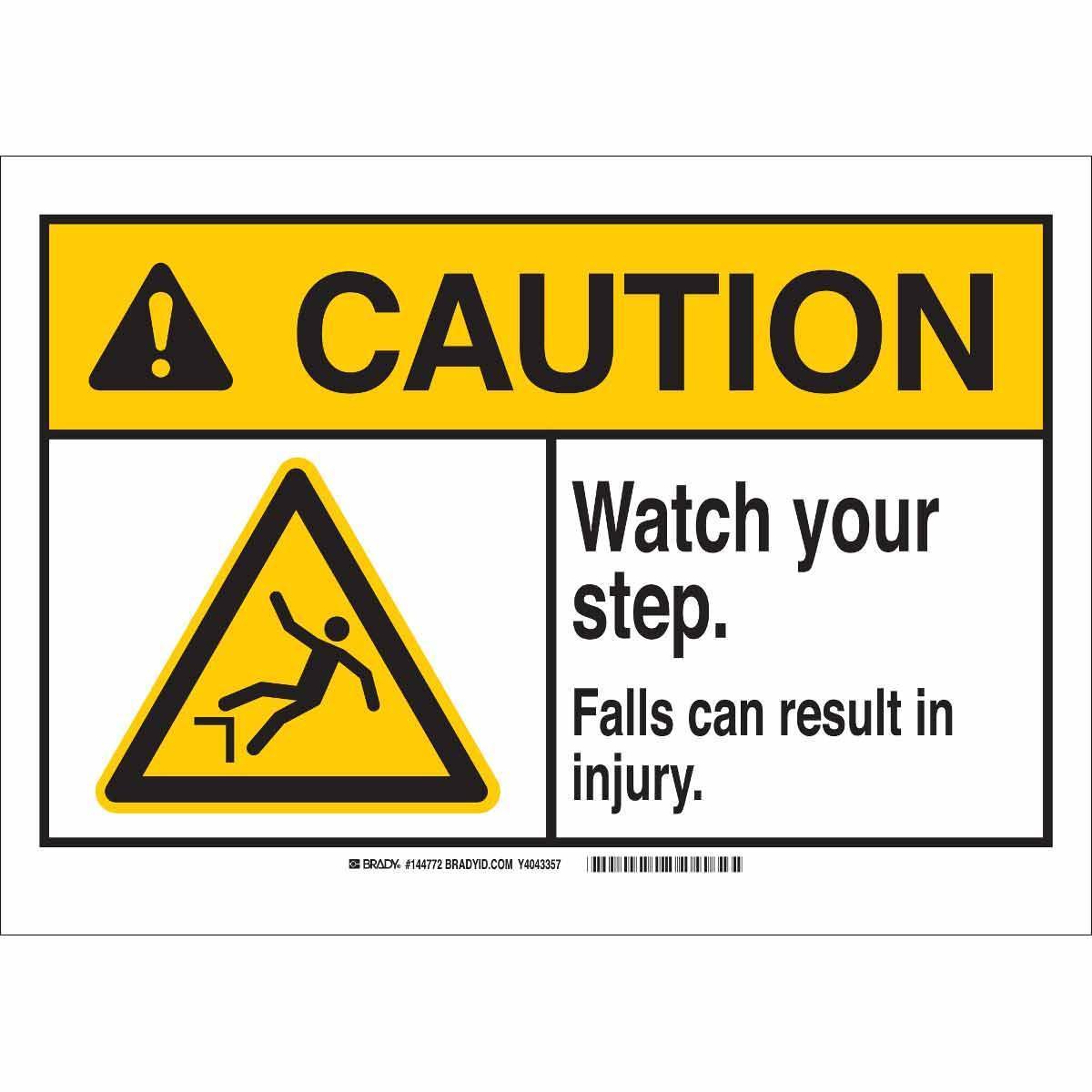 Brady® 144773 Accident Prevention Signs