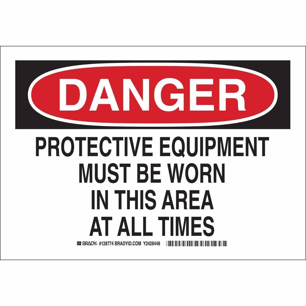 Brady® 128776 Accident Prevention Signs