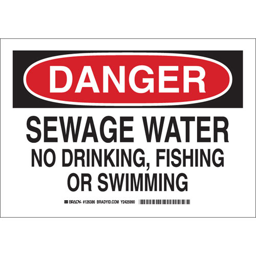 Brady® 126385 Chemical & Hazardous Material Signs