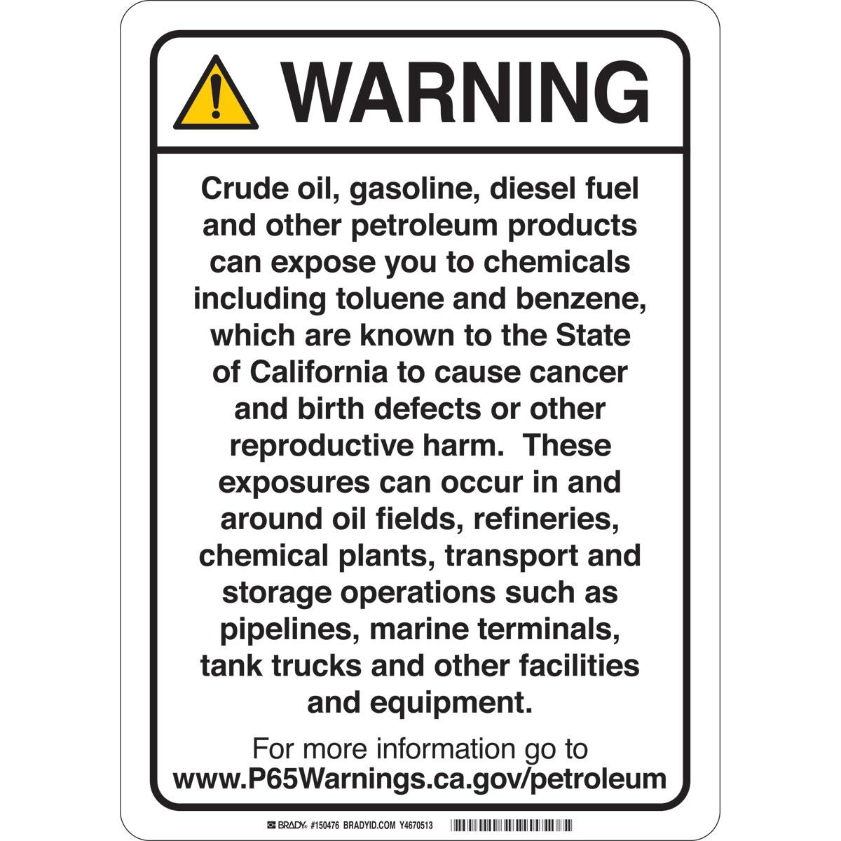 Brady® 150467 Right-To-Know Signs