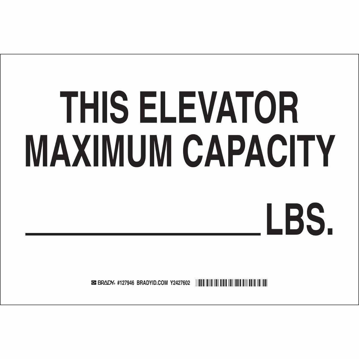 Brady® 127945 Accident Prevention Signs