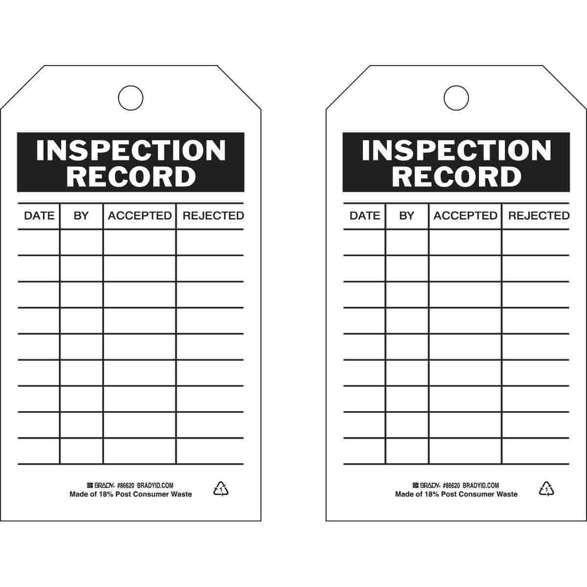 Brady® 86730 Safety & Facility Tags
