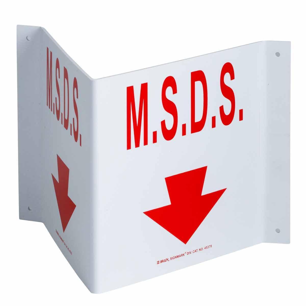 Brady® 45378 Right-To-Know Signs