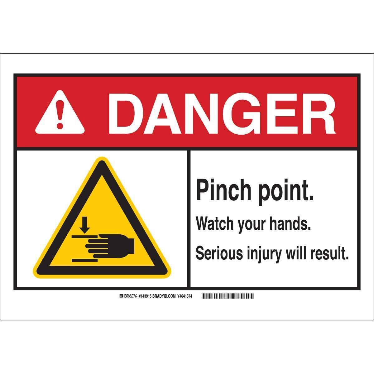 Brady® 143913 Accident Prevention Signs