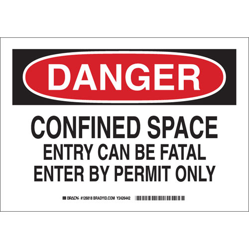 Brady® 126821 Accident Prevention Signs
