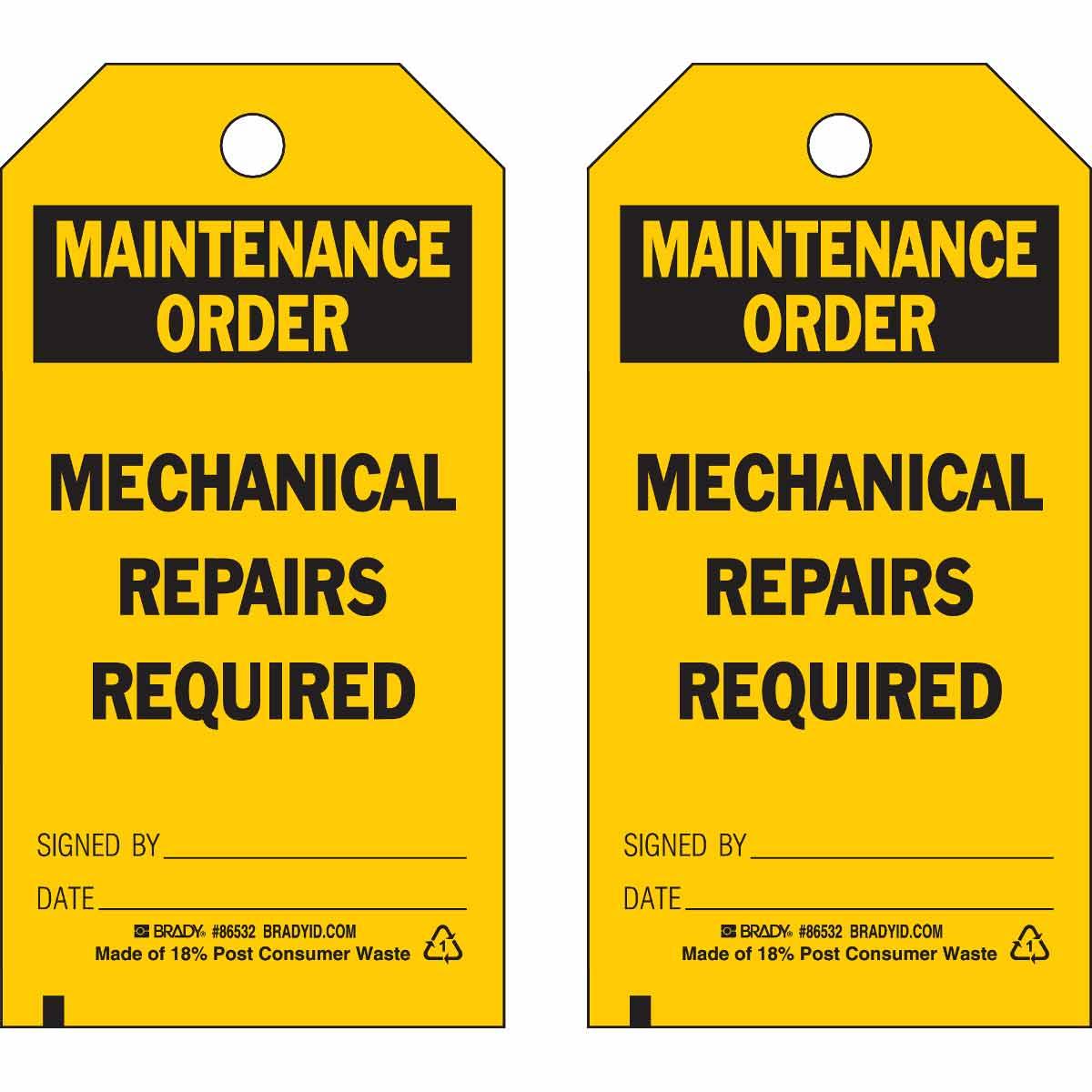 Brady® 86642 Safety & Facility Tags