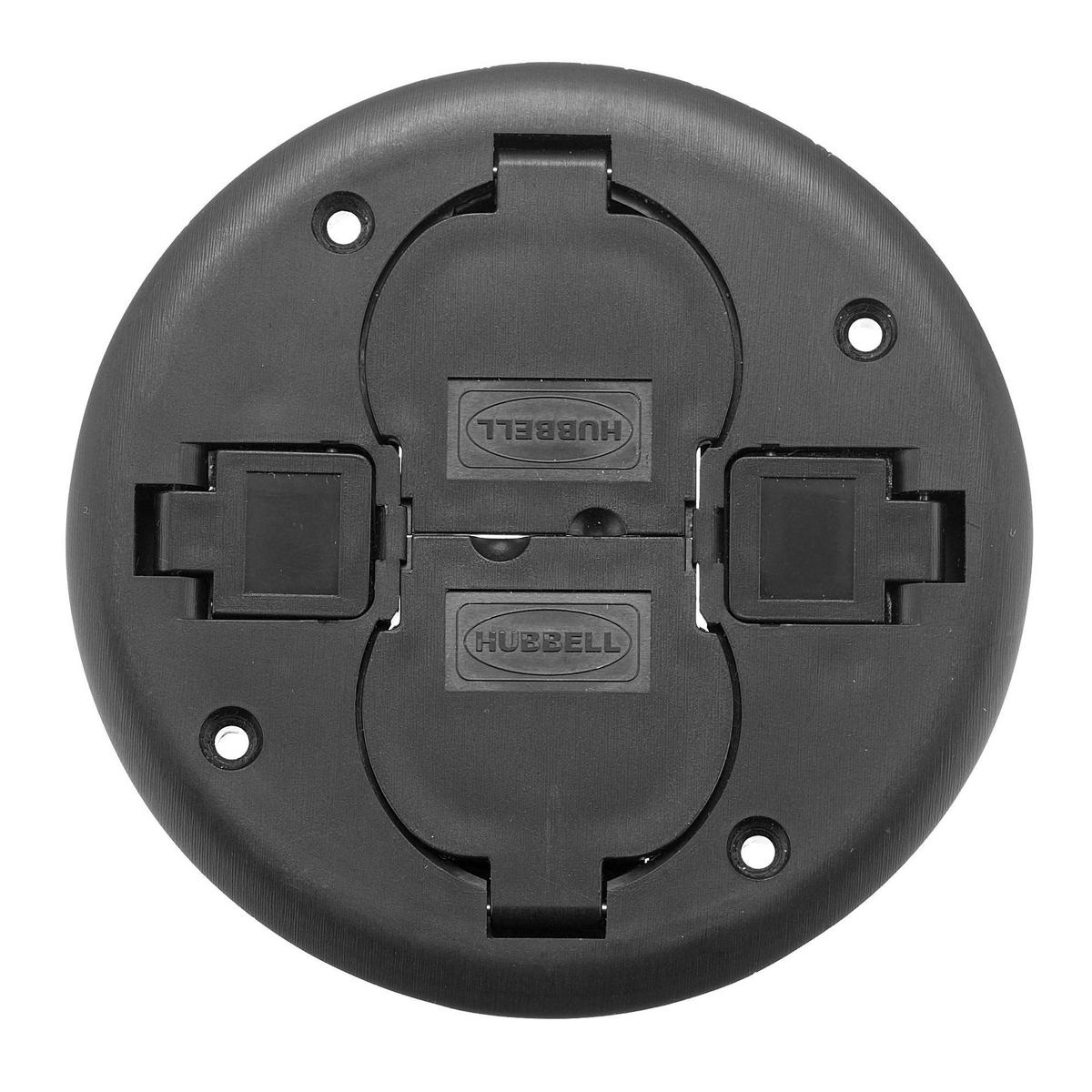 Hubbell Wiring Device-Kellems PT2X2CBL Poke-Through Covers