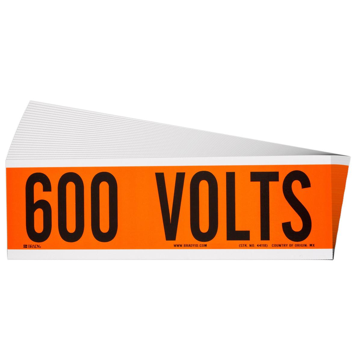 Brady® 152337 Conduit & Voltage Markers