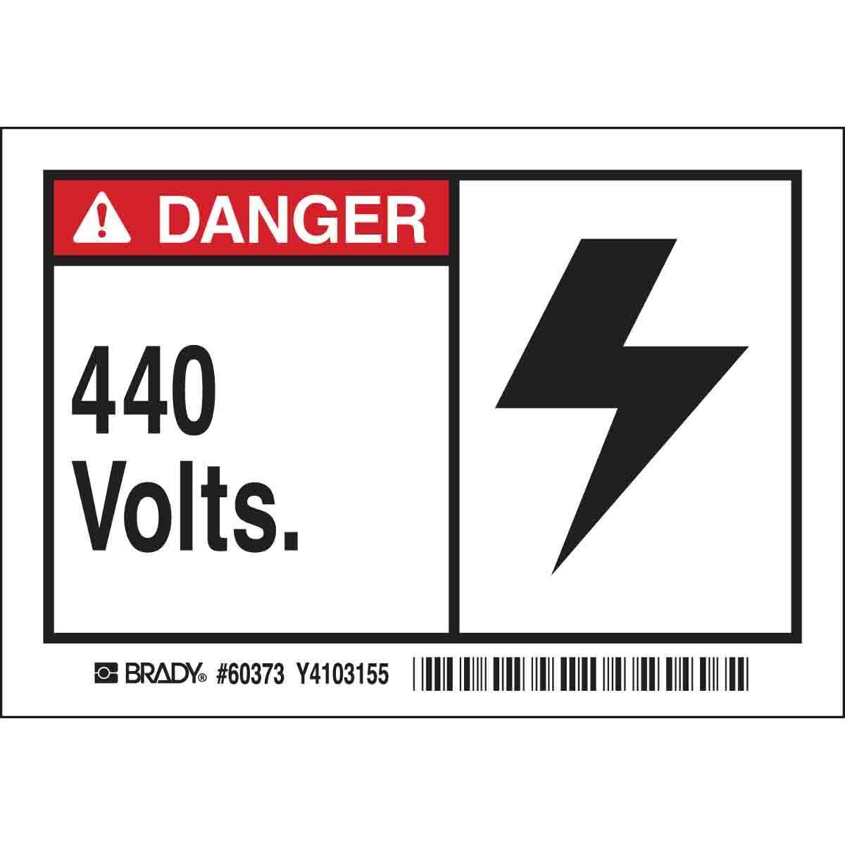 Brady® 60373 Safety & Facility Labels