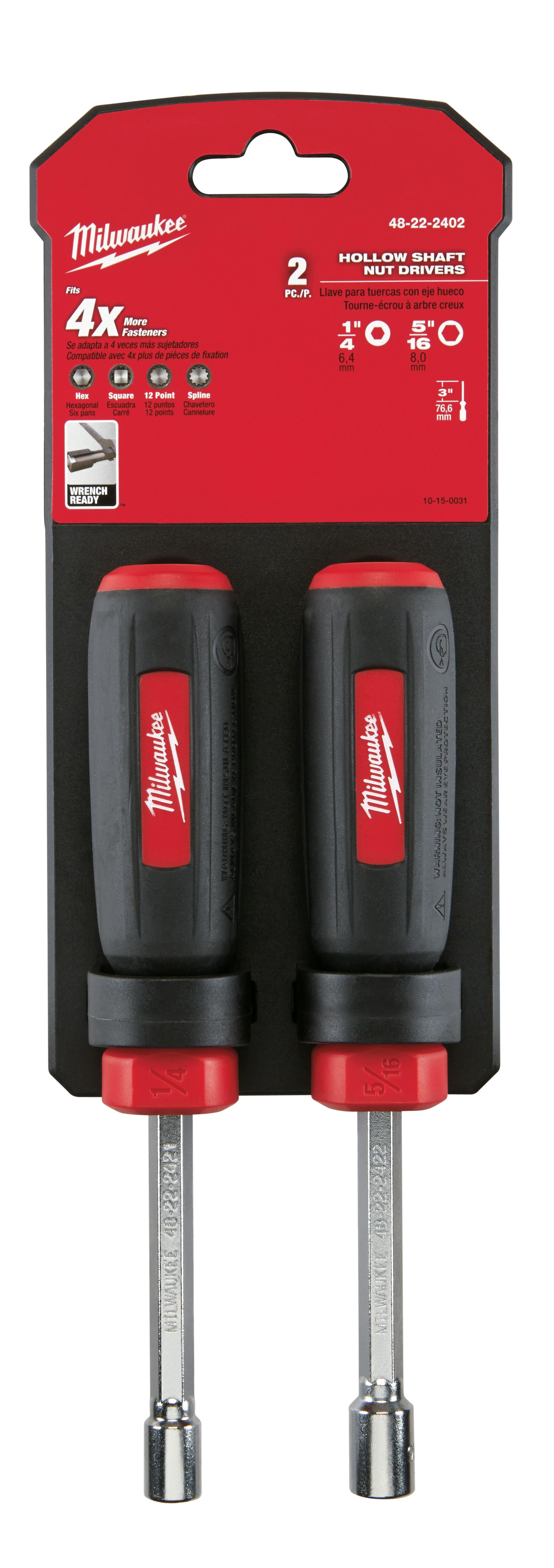 Milwaukee® 48-22-2402 Nutdriver Sets