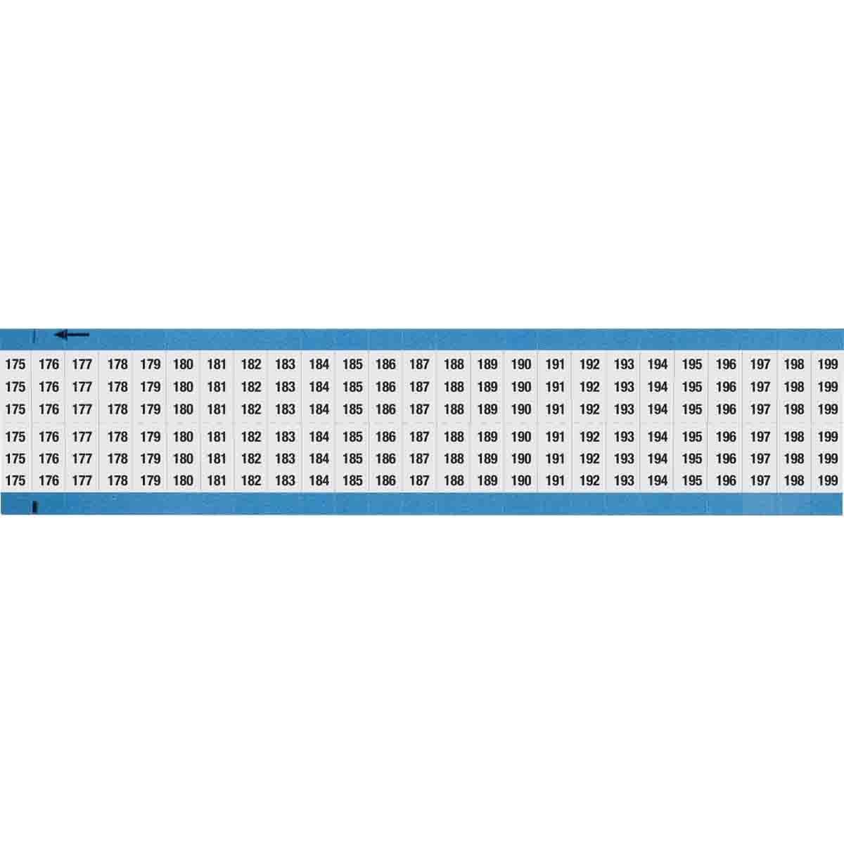 Brady® WM-175-199-SC-PK Wire Marker Cards