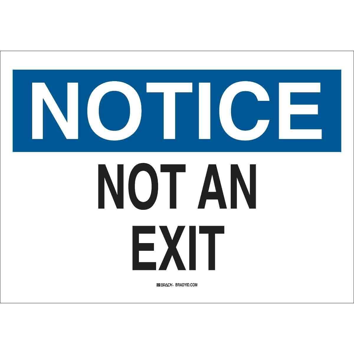 Brady® 95293 Access & Security Signs