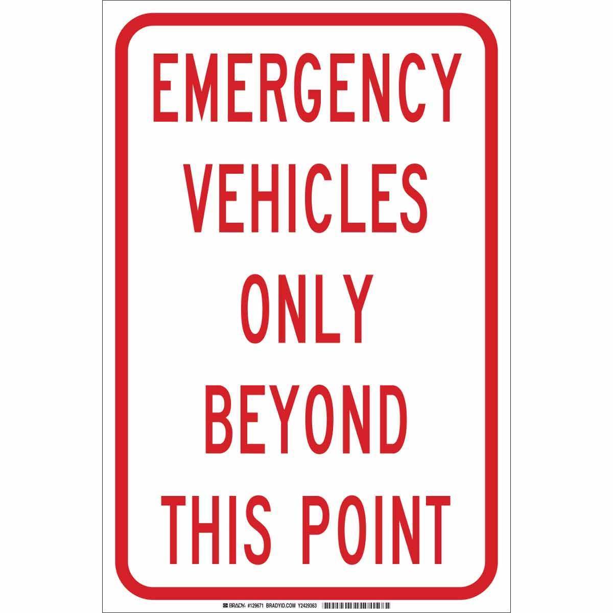 Brady® 129669 Parking & Traffic Signs